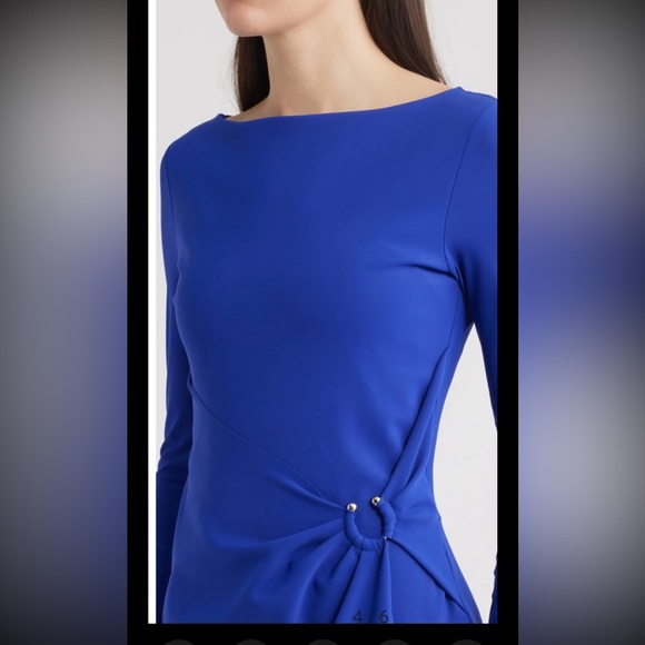 Chairs Boni La Petite Robe Gekko Bandage Midi Dress,Blue-violet,It42=US6/S, New - Picture 2 of 10